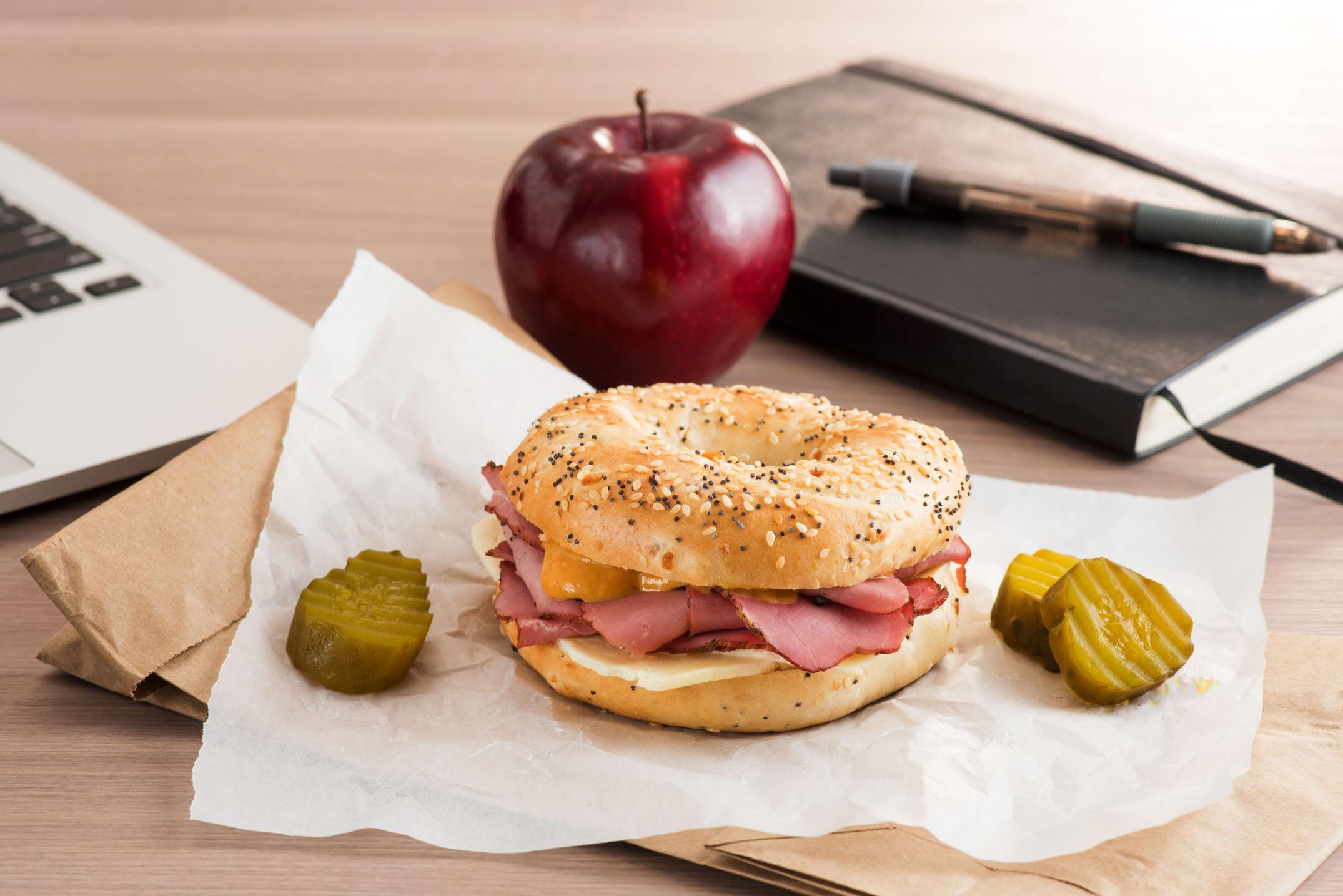 Pastrami and Cheese Bagel Dempster's